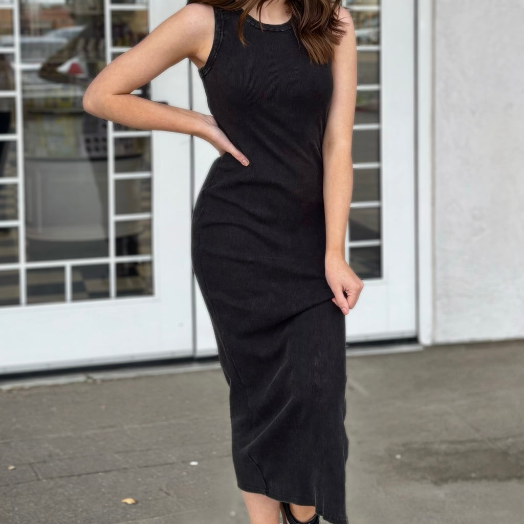 On The Daily Bodycon Dress Black