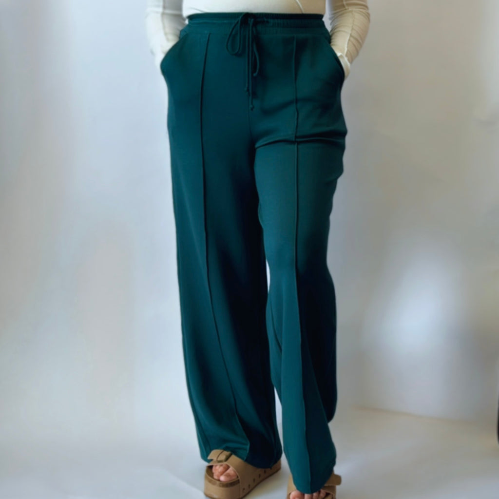 Let's Be Good Hunter Green Pant