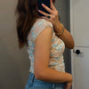 Sunset Double Layer Mesh Top