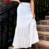 Dreamy Days Floral Print Maxi Skirt