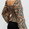 Try To Keep Up Floral Print Top