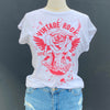 Rock And Roll Rose Graphic Print Tee