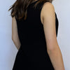 Payton Button Up Sweater Vest Black