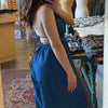 All Yours Halter Neck Denim Jumpsuit