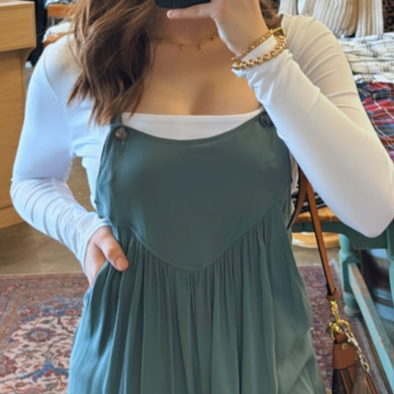 All I Need Jumpsuit With Adjustable Straps Ash Jade