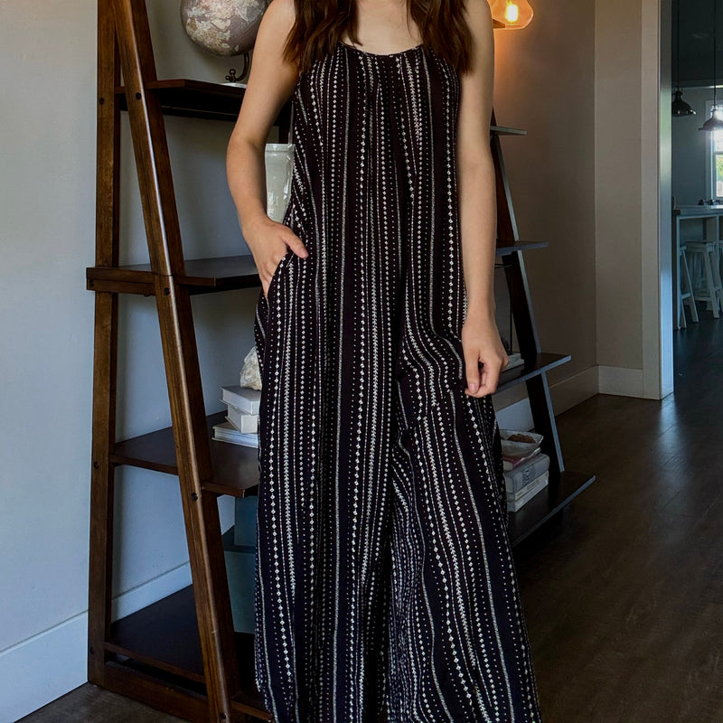Invested In You Printed Breezy Jumpsuit
