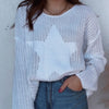 When I Go Acid Washed Sweater Rust