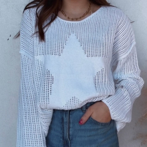 When I Go Acid Washed Sweater Rust