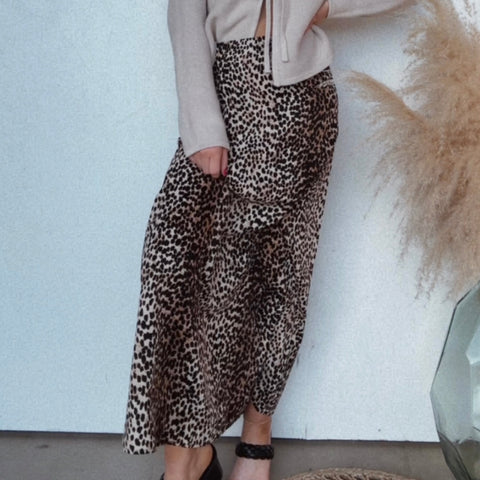 Dreamy Days Floral Print Maxi Skirt