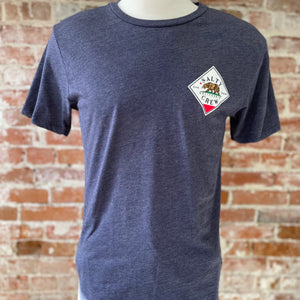 SC Tippet Cali Premium S/S Tee- Navy Heather