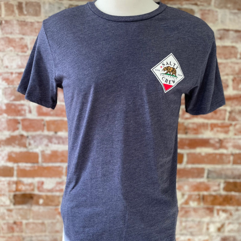 SC Tippet Cali Premium S/S Tee- Navy Heather