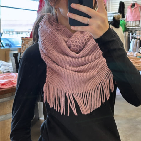 Leopard Print Blanket Scarf