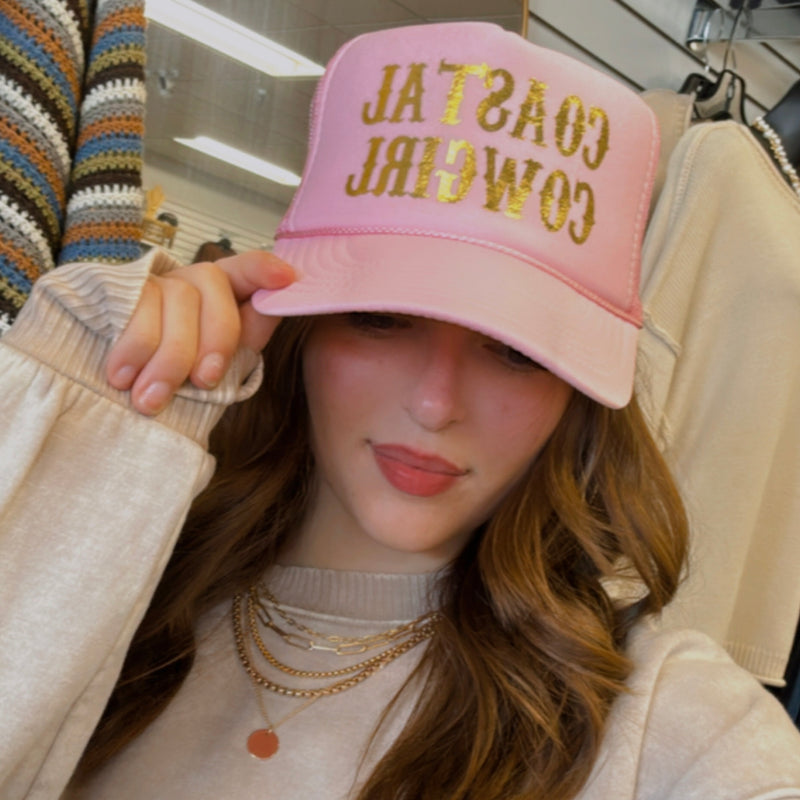 Coastal Cowgirl SnapBack Trucker