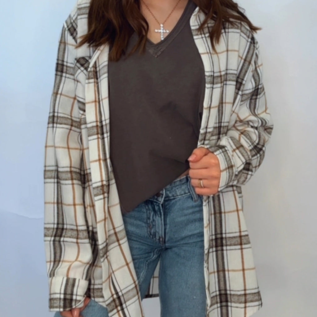 Jackson Button Down Plaid Flannel