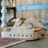 Summer Double Strap Stacked Sandals
