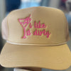 Put It On My Husband Tab Cap Black