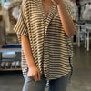 Call Me Lovely Dolmen Sleeve Top Black