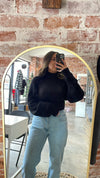 When I Go Acid Washed Sweater Rust