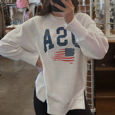 Los Angeles Oversized Sweater Pink