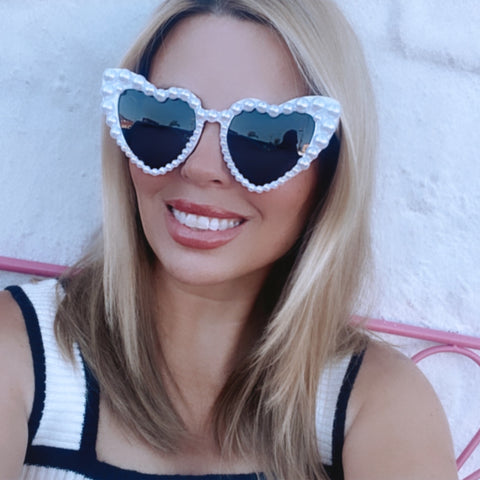 Square Fashion Sunglasses Gold & Pink