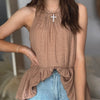 Sunshine Kind Of Day Back Tie Top