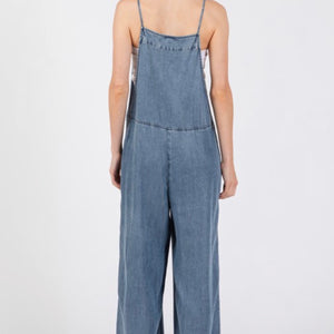 Heart To Heart Chambray Jumpsuit