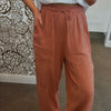 Coast Line Wide Leg Gauze Pants