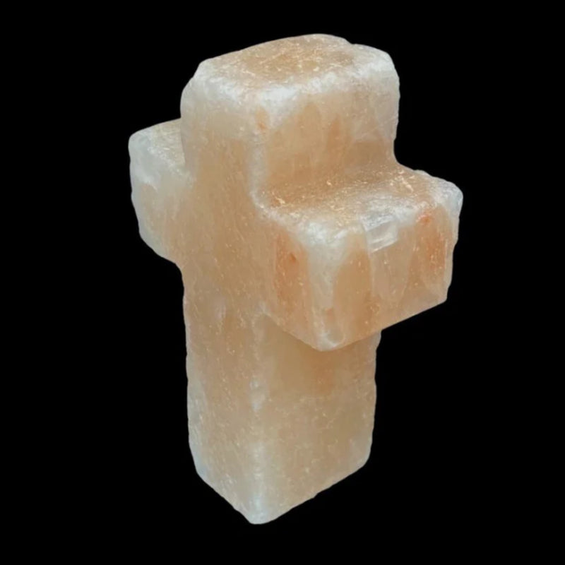 Cross Shaped Himalayan Salt Stones