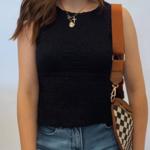 Paisley Satin Bandana Tube Top Navy