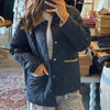 Hailey Quilted Puffer Jacket Black