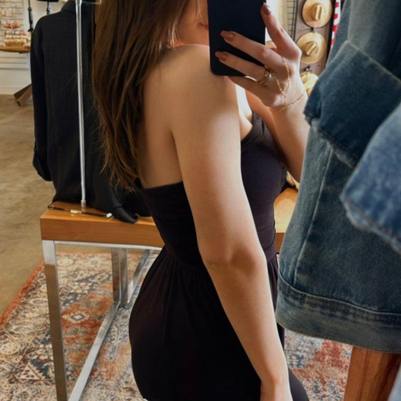 Florida Double Layered Tube Top Romper