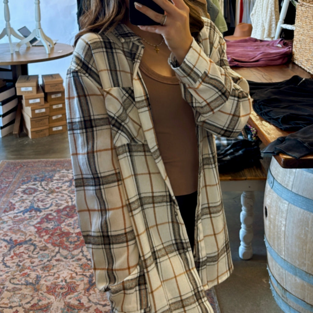 Jackson Button Down Plaid Flannel