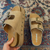 Summer Double Strap Stacked Sandals