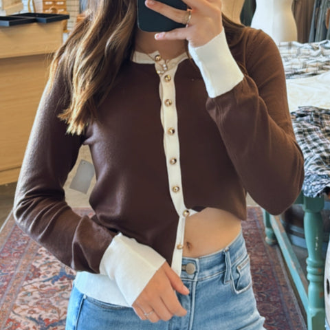 Oversized Crew Neck Sweater Top