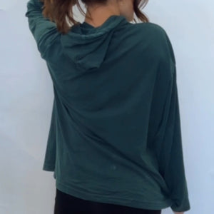 Mineral Washed Drawstring Hoodie