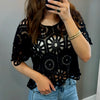Crochet Sleeveless Long Cardigan