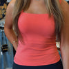 Ocean Vibes Clean Line Tank Top Coral