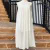 Holly Round Neck Stripe Dress White / Black