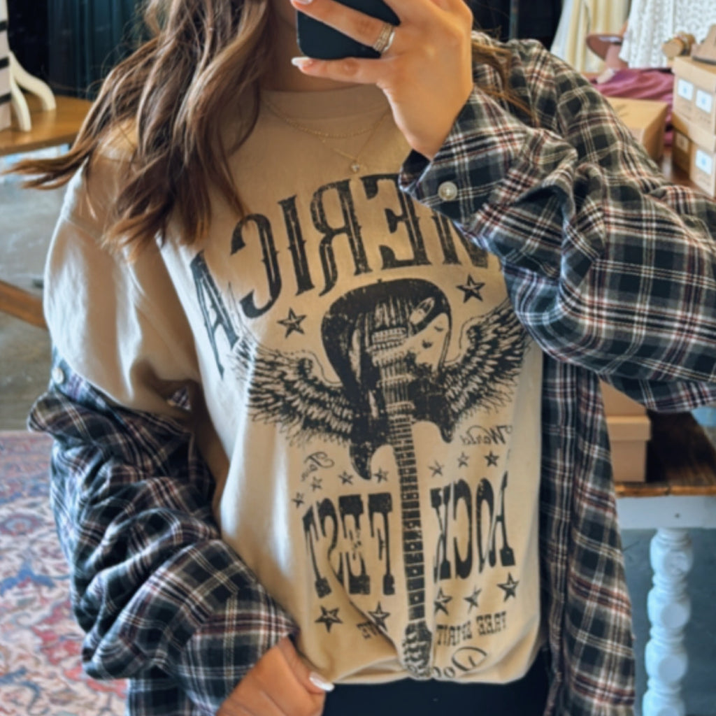 America Rock Fest World Tour Graphic Tee