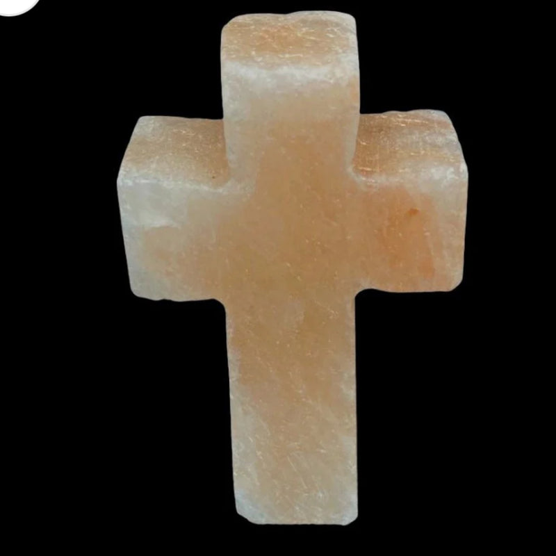 Cross Shaped Himalayan Salt Stones