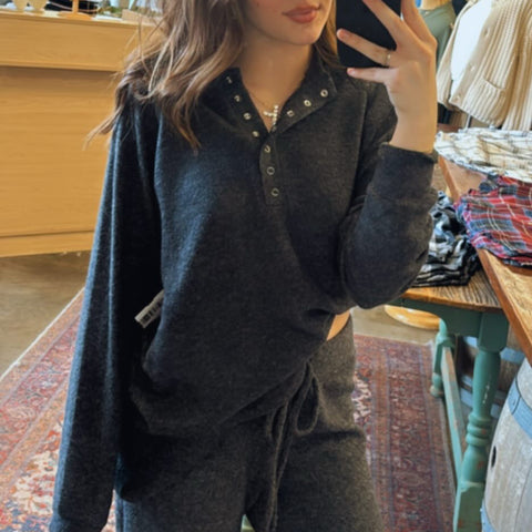Lucky To Have You Sweatpants with Pockets Green