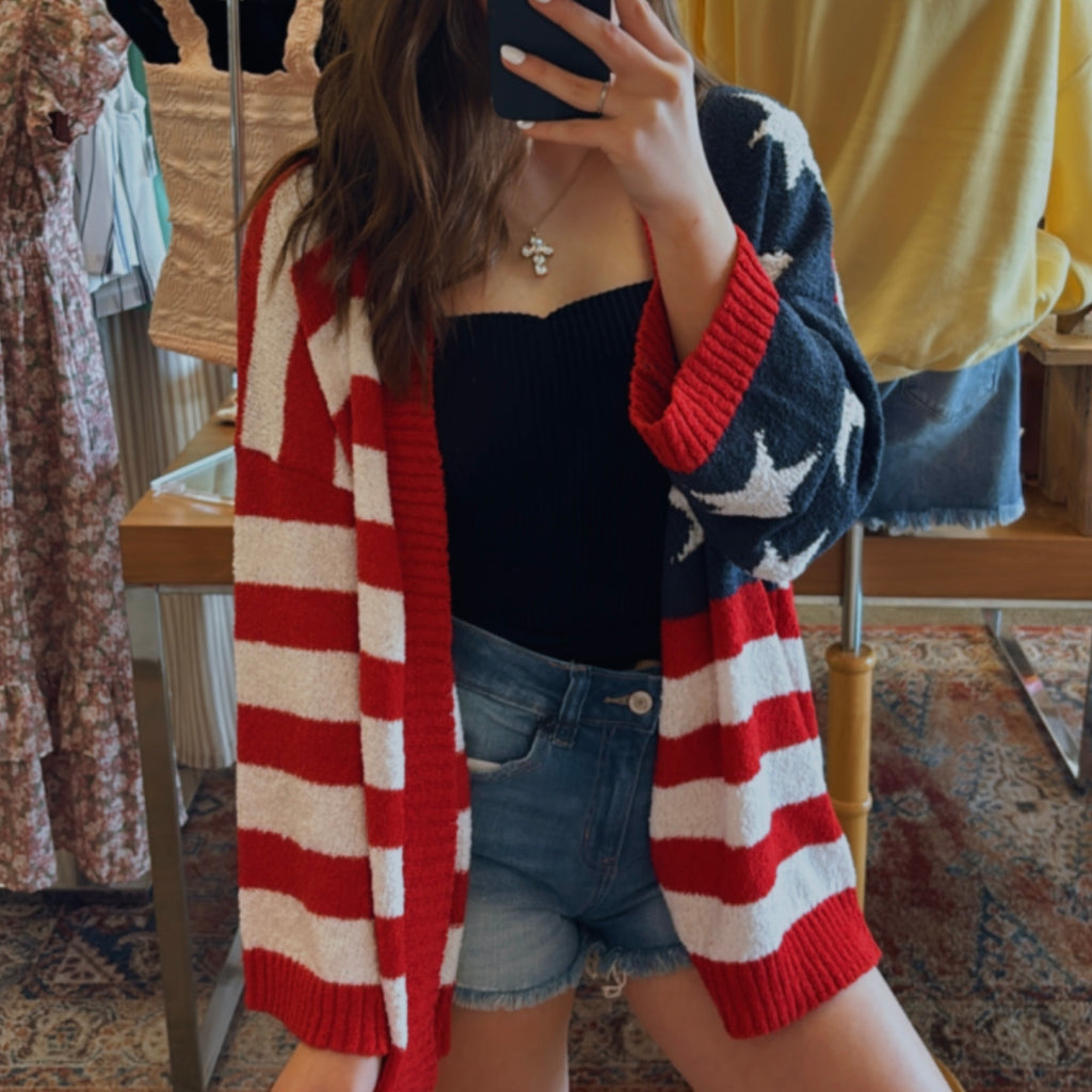Stars an Stripes USA Cardigan