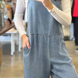Heart To Heart Chambray Jumpsuit