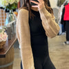 Call Me Bolero Knitted Shrug Khaki