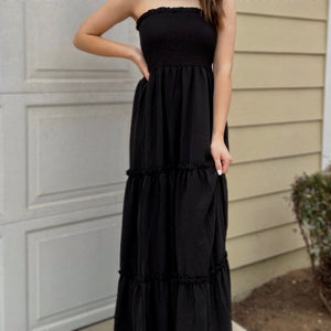 Memories an More Boho Vibes Airflow Strapless Maxi Dress