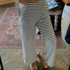 Bayside Striped Set Black