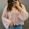 Crochet Sleeveless Long Cardigan