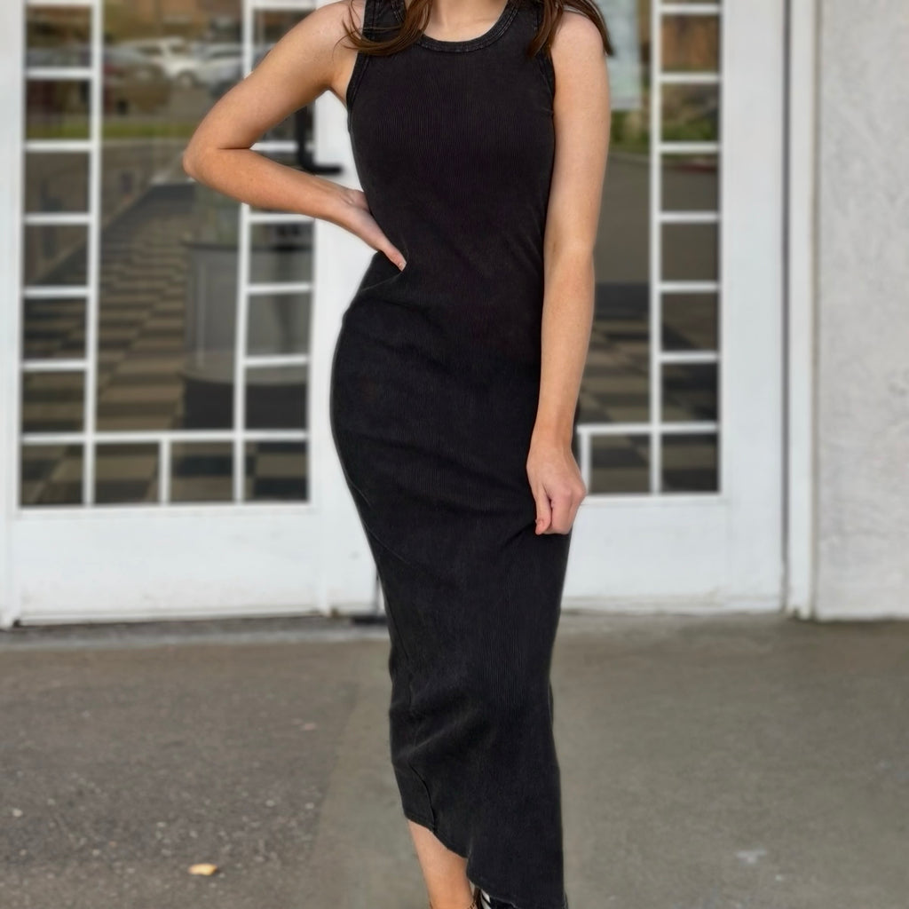 On The Daily Bodycon Dress Black