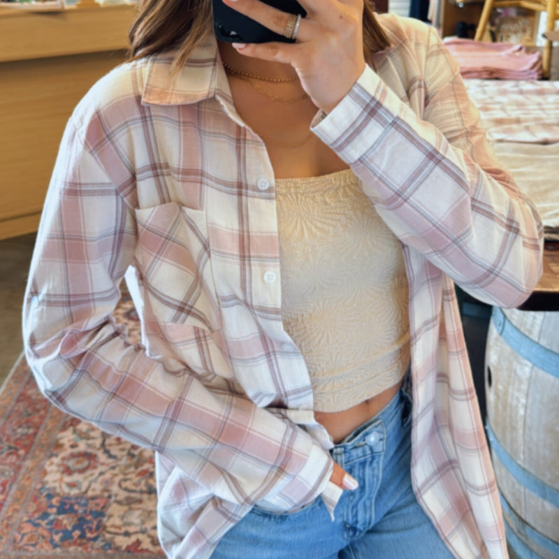 Dreamy Summers Long Sleeve Button Down