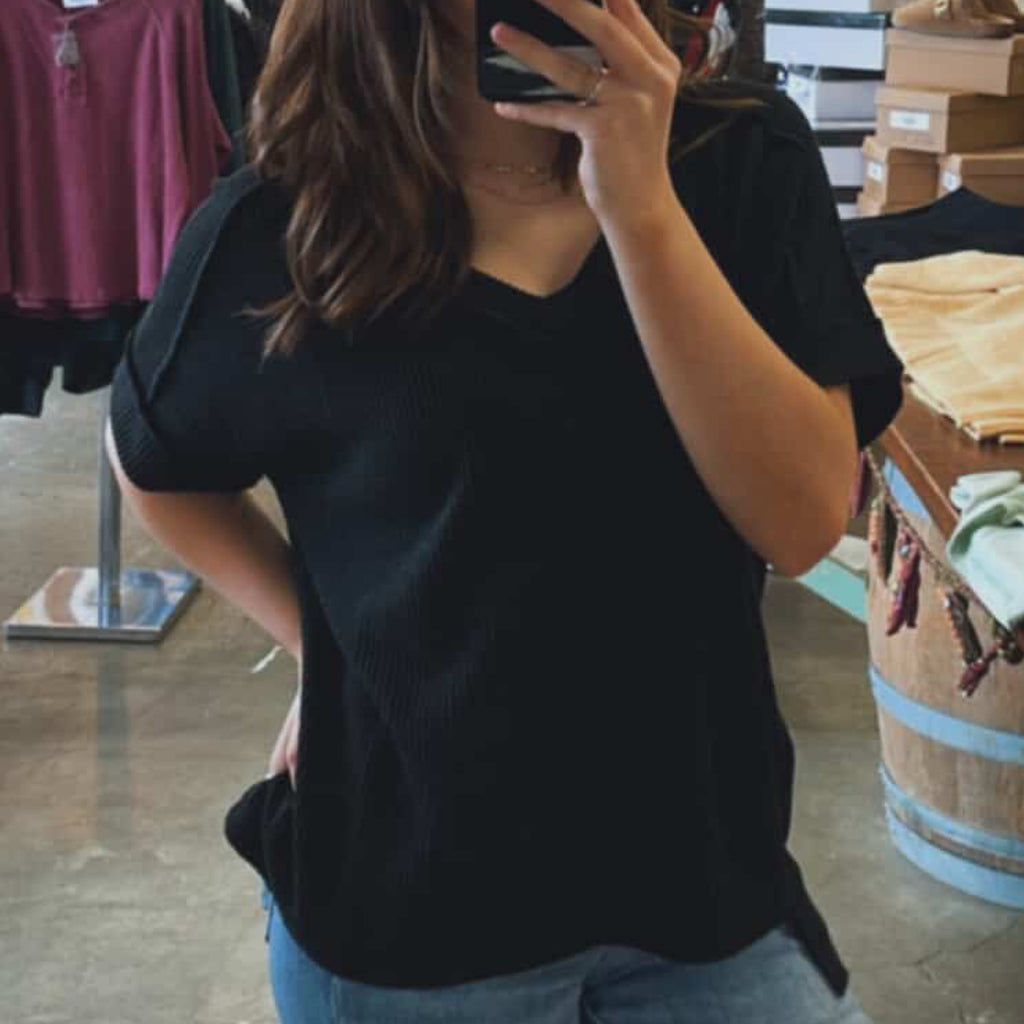Chasing Dreams Ribbed Top